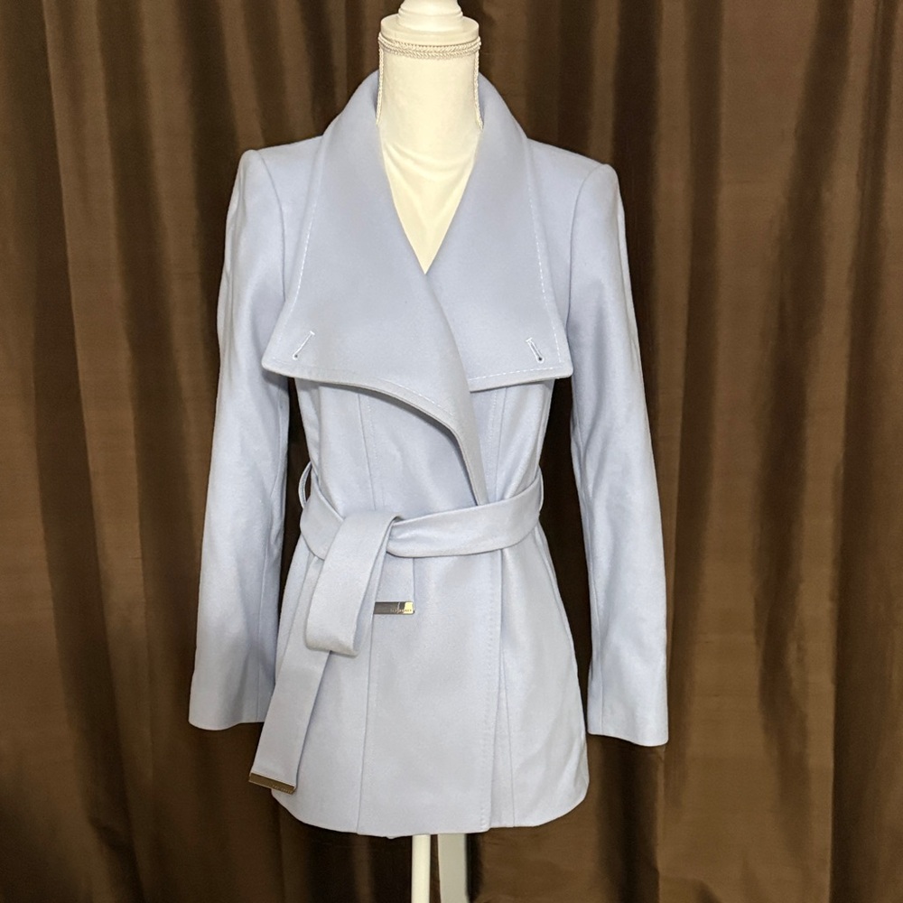 Ted Baker Light Blue Women's Trench Coat